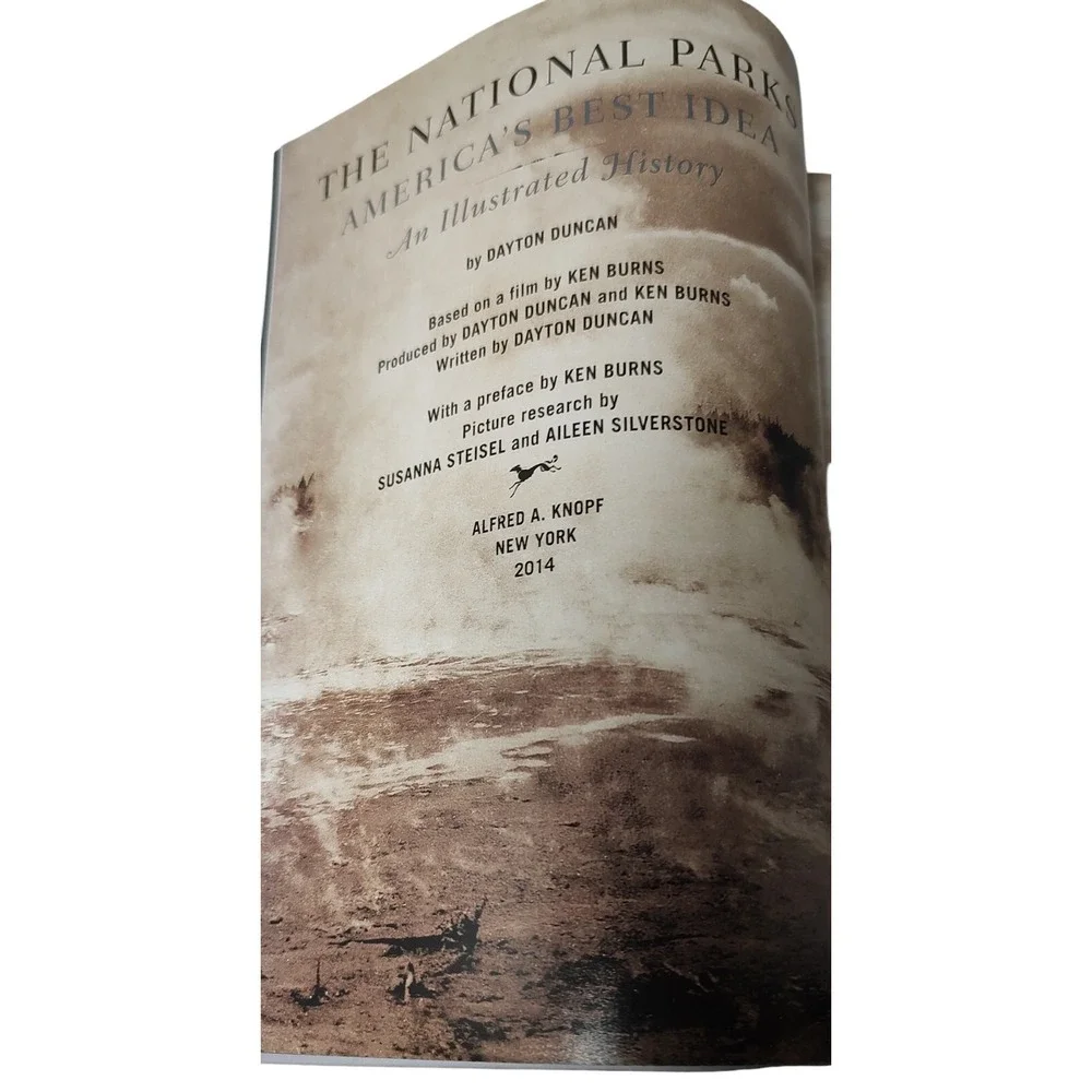 The National Parks Americas Best Idea Book Ken Burns Dayton Duncan Hardcover SEE